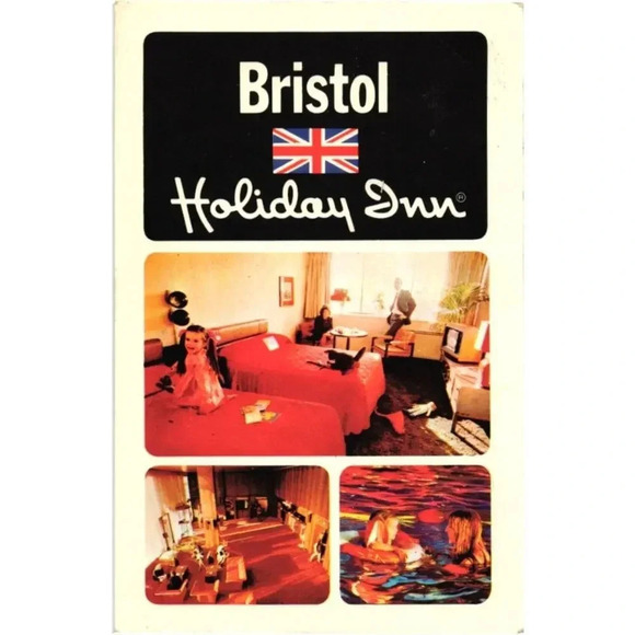 Bristol Holiday Inn Old Market England Advertisement Postcard - Picture 1 of 2